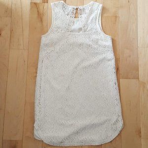 🖤 3/$20! 🖤 IVORY LACE SHEATH DRESS W BACK …